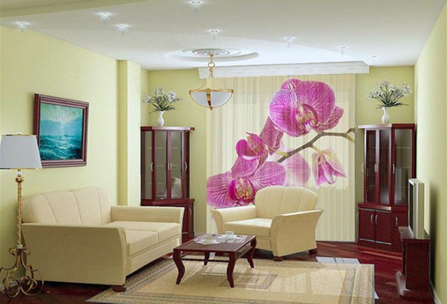 Дизайн интерьера гостиной (зала). Фото современных идей