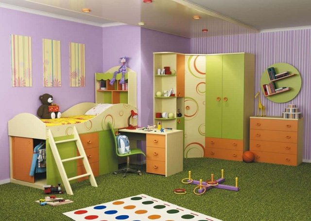 Дизайн интерьера детской комнаты. Фото современных идей